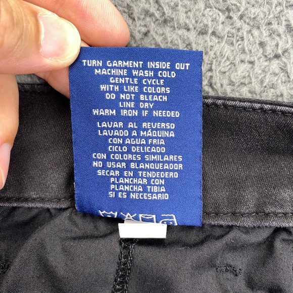 Seven 7 Womens Sz 20W‎ Fawn Black Skinny Jeans Tummy-less Summer Denim - Picture 6 of 16